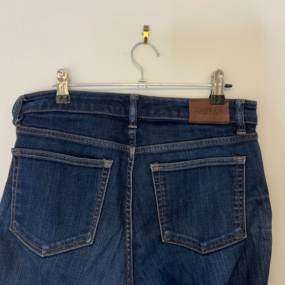 Ralph Lauren Denim Jeans Straight Leg Dark Wash Size 6 Inseam 29 Inch - Picture 13 of 16
